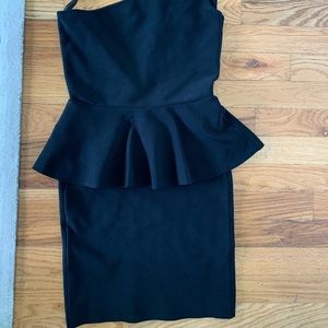 peplum bebe dress